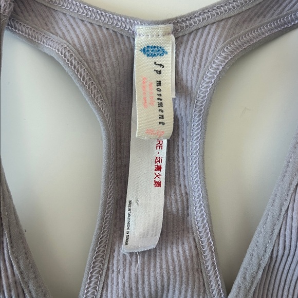 Free People Movement Women’s Seamless Ribbed Tank Lavender XS - Picture 2 of 5